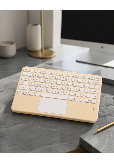Bluetooth Klavye Touchpad Slim Ucztouchpad3-1