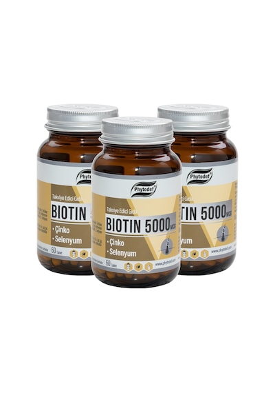 Phytodef Biotin 5000 Mcg 3 x 60 Tablet
