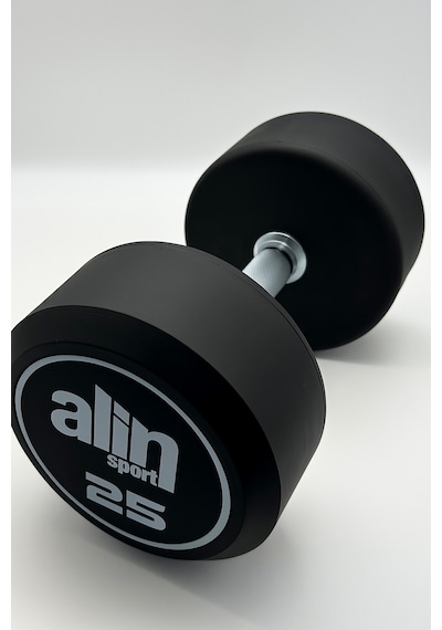 Alin Sport 25 Kg Kauçuk Kaplı Profesyonel Olimpik Dumbbell Dambıl - Beyaz Alin