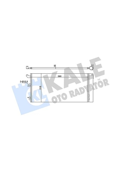 Klima Radyatörü - Fiat Panda - Kale-350570
