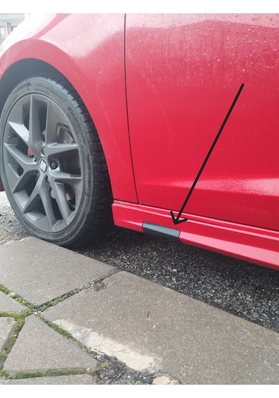 Seat Leon Yan Marşpiel Ön Kapağı 5f0.092.205.c 3d Üretim Sol
