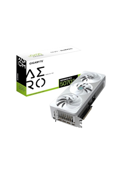 Gigabyte Geforce Rtx 5070 Ti Aero Oc 16gb Dlss 4 256 Bit Gddr7 Beyaz Ekran Kartı