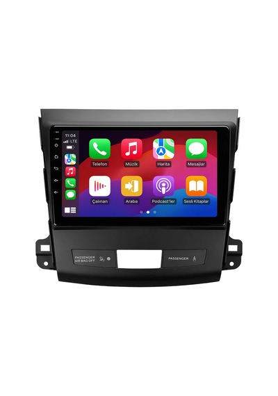 Peugeot 4007 2009-2010 Android Multimedya Carplay Android Auto Navigasyon 10gb Ram 256gb Pro 9"