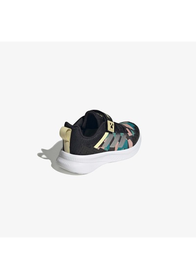 Adidas Minecraft Fortarun Elastic Lace Çocuk Siyah Koşu Ayakkabısı Kk4631