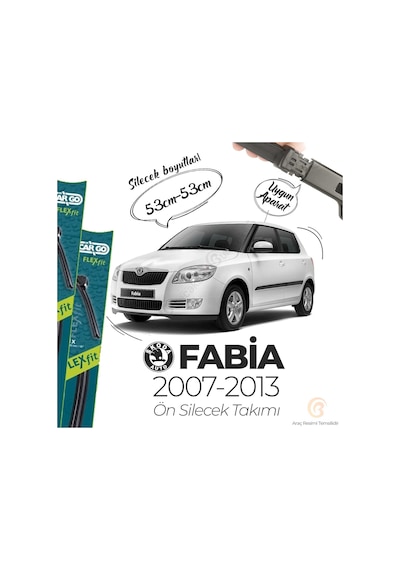 Skoda Fabia Muz Silecek Takımı 2007-2013 Hc Cargo-