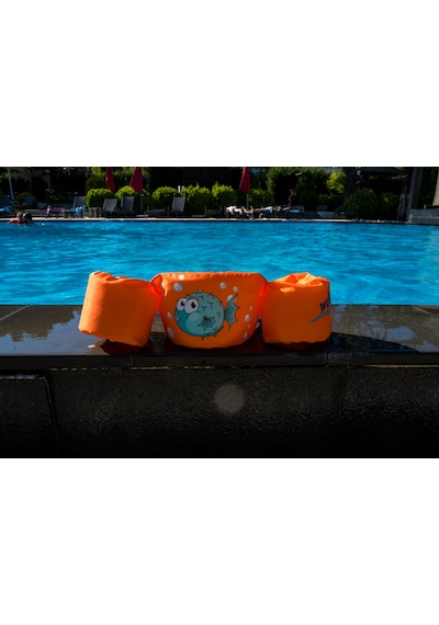 Myswim Yüzdürme Yardımcısı  Balon Balığı-Turuncu Turuncu