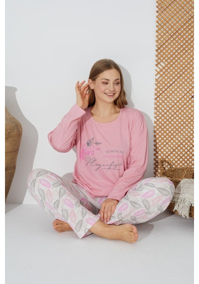 Estiva 24077 Kadın Uzun Kollu Pijama Takımı 001