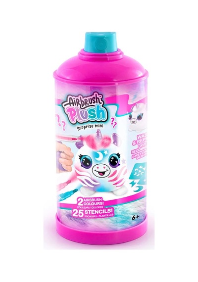 Airbrush Boyanıp Yıkanabilen Mini Peluş Sürpriz Paket Pembe