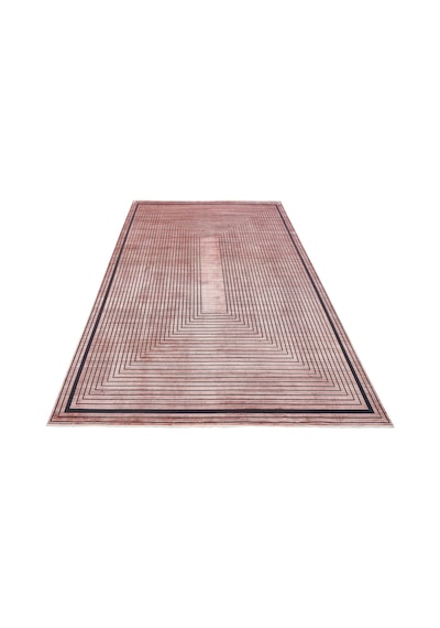 Dolce Vita Halı Donna 8255 Antique Copper Modern Salon Halısı Kırmızı