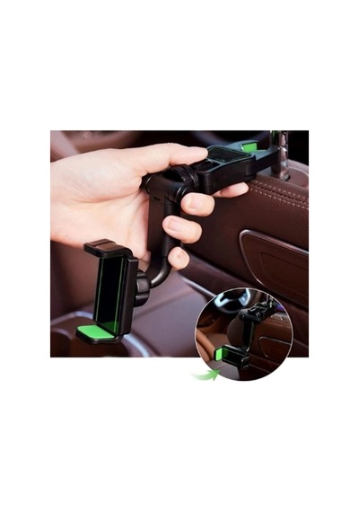 Evrensel Çok Fonksiyonlu 360 Derece Dönebilen Cep Telefonu Tutacağı Araba Dikiz Aynası Tutacağı