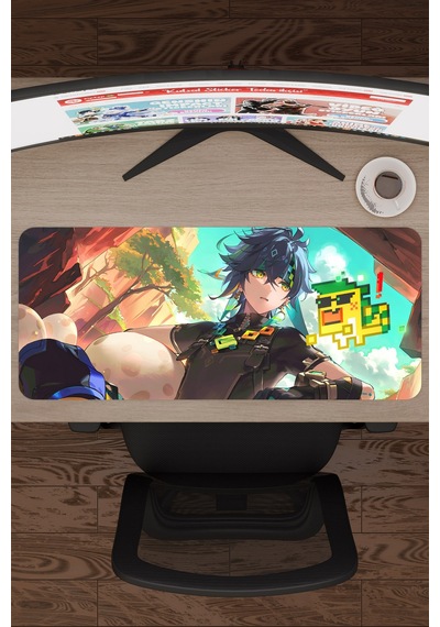 Kinich Genshin Impact Anime Gacha V2 - 70x30 Xl Gaming Mouse Pad Fare Altlığı