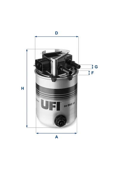 Ufi Yakıt Filtresi Qashqaı Iı X-traıl 24.095.00