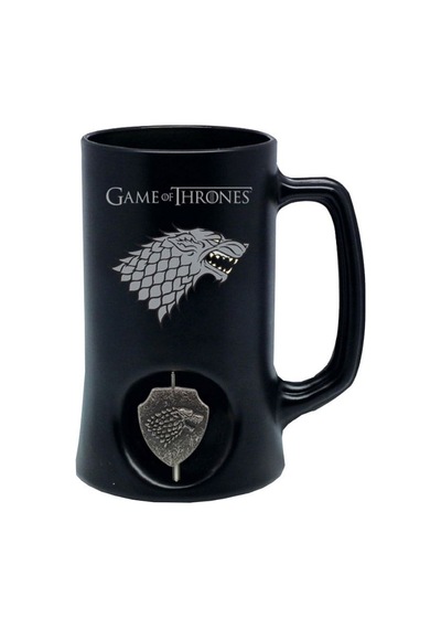 Game Of Thrones 3D Rotating Stark Black Stein Bardak