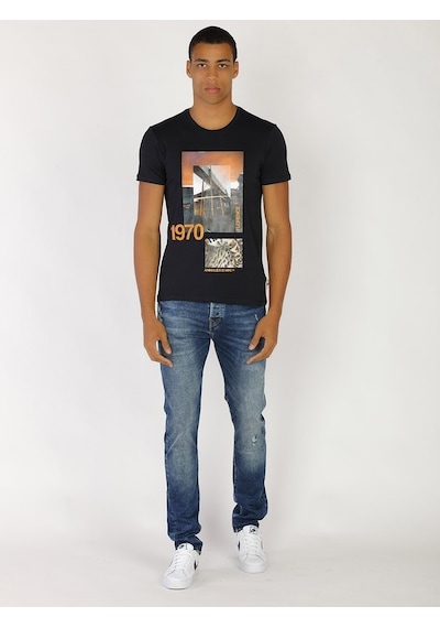 Roberto Cavalli Erkek Tshirt /M.Rob.0421.14024 Lacivert