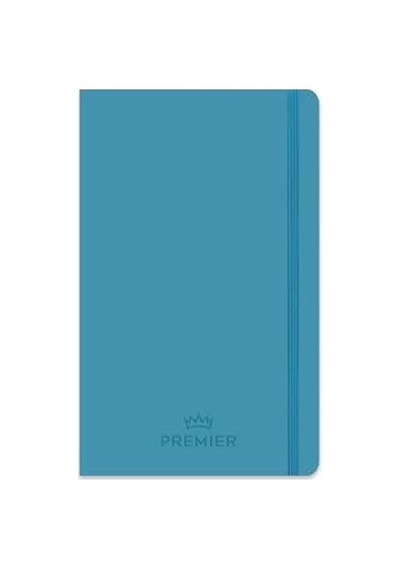 13x21 96 Yaprak Düz Ciltli Premier Defter - Mavi Genel
