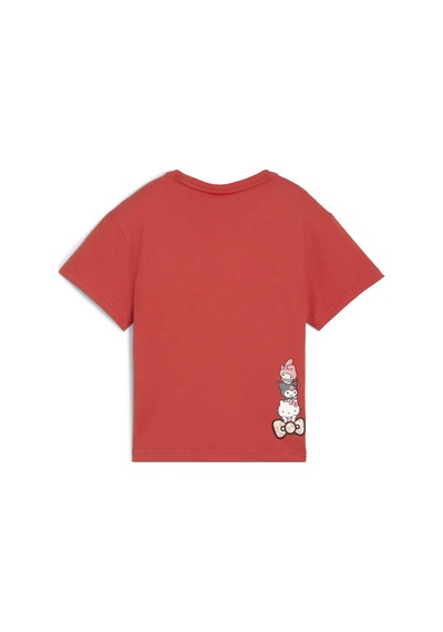 Puma X Hk&fr Graphic Tee Kırmızı Kız Çocuk T-shirt & Polo