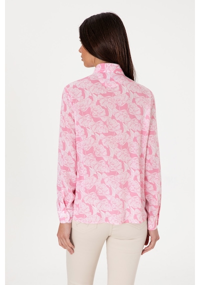 U.s. Polo Assn. Kadın Pembe Gömlek Desenli 50306414-vr041 Pembe