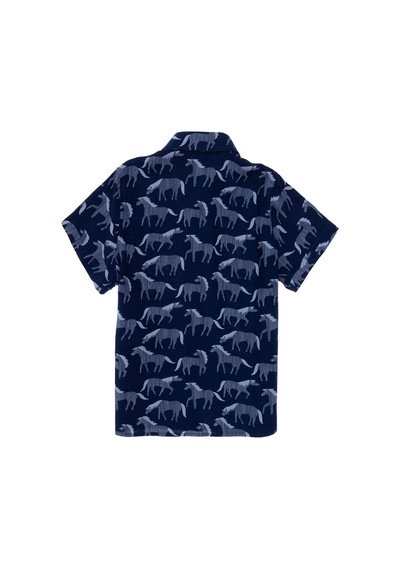 U.s. Polo Assn. Erkek Çocuk Lacivert Gömlek Kısa Kollu 50307981-vr033 Lacivert