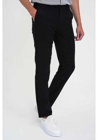 Efor Comfort Fit Beli Lastikli Esnek Siyah Spor Pantolon P 1189 Siyah