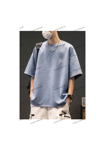 Startmore Unisex Kadın/erkek M Renkli Özel Baskılı Oversize Penye Siyah