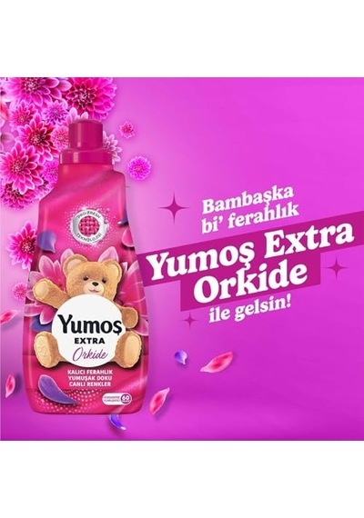 Extra Konsantre Çamaşır Yumuşatıcısı Orkide 1440 Ml 10'lu Set