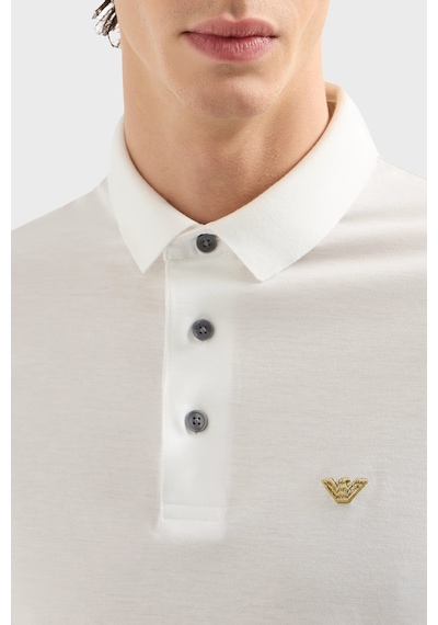 Emporio Armani Erkek Polo Yaka T Shirt Em001704 Af10017 M0131 Beyaz Beyaz
