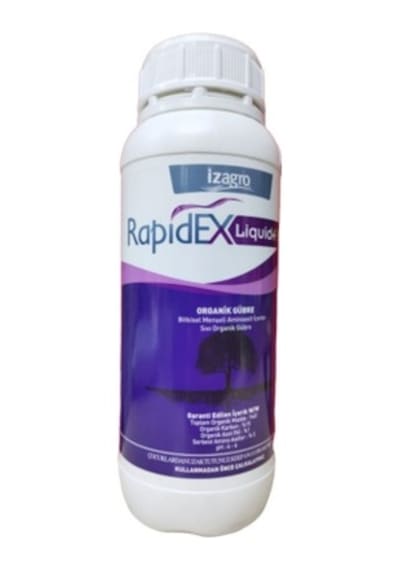 Rapidex Liquid (Hümik Asit) Organik Sıvı Köklendirici Gübre1 Lit