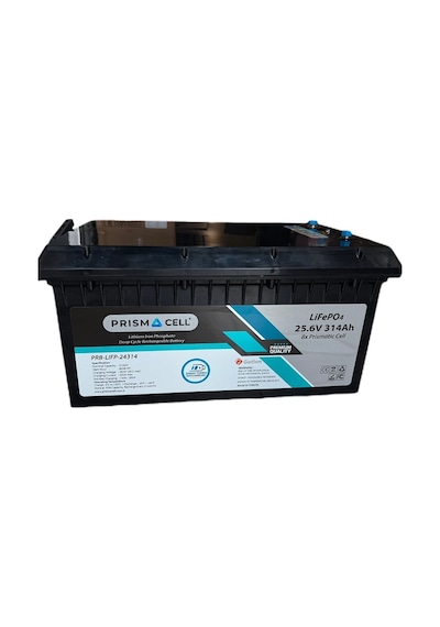 Prismacell Lifepo4 Akü 314 Ah 25.6 V Volt Turbo Fast Chargıng Karavan, Marin, Solar Yaşam Aküsü