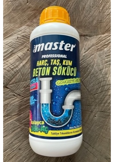 Master Güçlü Lavabo Wc Açıcı Kum Harç Beton Açıcı Banyo Gider Açıcı 1000gr