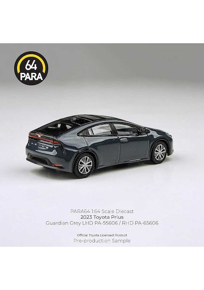 Para64 Toyota Prius 2023 Guardian Grey Pa-55606 Çok Renkli