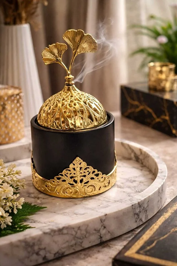Banum Luxury Lux Hurmalık Ve Tütsüluk 3 Parça