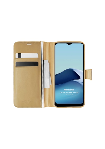 Microsonic Vivo Y20 Kılıf Delux Leather Wallet
