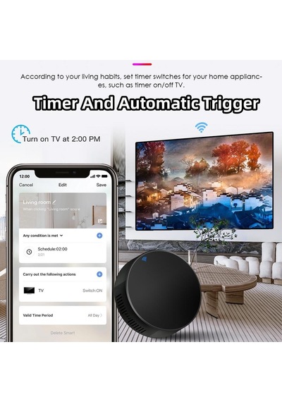 Aubess Ir Uzaktan Kumanda Ses Kontrolü Tuya Wifi Evrensel Kızılötesi Ir Uzaktan Kumanda Fit Alexa Google Ev Akıllı Ev
