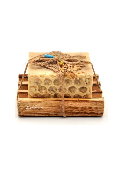 Hediyelik Çörekotu Yağı Sabunu El Yapımı Doğal Paletli 110 G x 2