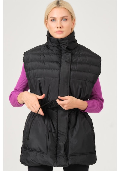 Dewberry Bayan Yelek Z6747 Siyah