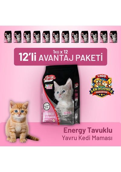 Tavuklu Yavru Kedi Maması - 12 Adet