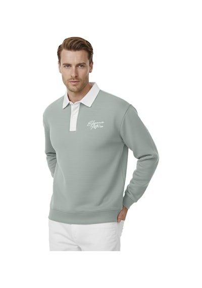 Deepsea Erkek Mint Yeşili Relax Fit İçi Polarlı Polo Yaka Sweatshirt Pamuklu Kalın Sweatshirt 2600762 Mint Yeşili Deepsea Erkek Mint Yeşili Relax Fit İçi Polarlı Polo Yaka Sweatshirt Pamuklu Kalın Sweatshirt 2600762 Mint Yeşili