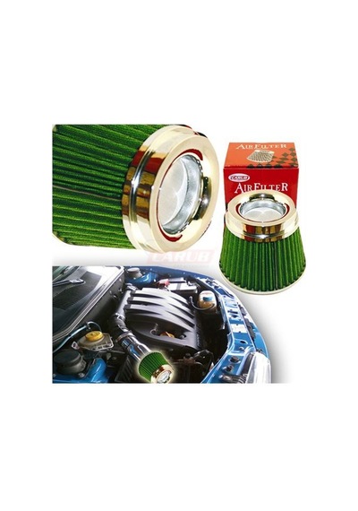 Carub Hava Filitresi Tuning 2 Aparatlı Krom Yeşil