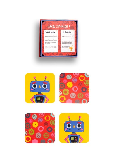 Melimelek Robotlar Hafıza Kart Oyunu