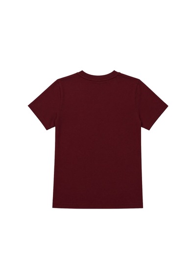 Mixray 2100 Kadın Slim Fit Bisiklet Yaka Soft Basic T-shirt Bordo