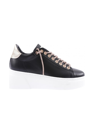 Dgn Es854-23y Kadin Kalin Taban Silver Taş Bağcikli Sneakers Ayakkabi ES854-2007-R1534 Siyah