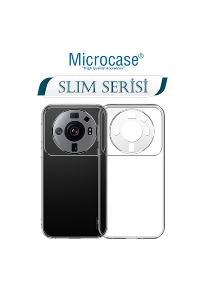 Microcase Xiaomi 12S Ultra Slim Serisi Silikon Kilif - Seffaf 553512794