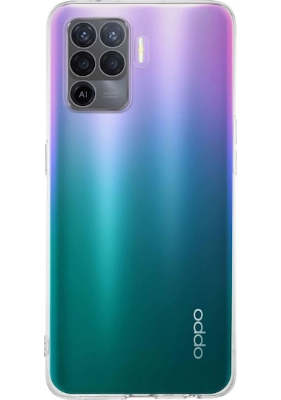 Oppo Reno 5 Lite Kılıf 1mm Süper Silikon Şeffaf Kapak