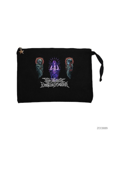 Zepplin Giyim The Black Dahlia Murder Human Body Siyah Clutch Astarlı Cüzdan Siyah