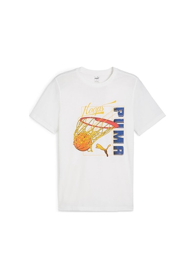 Puma Swished Tee Erkek Basketbol Tişörtü 62480103 Beyaz 62480103