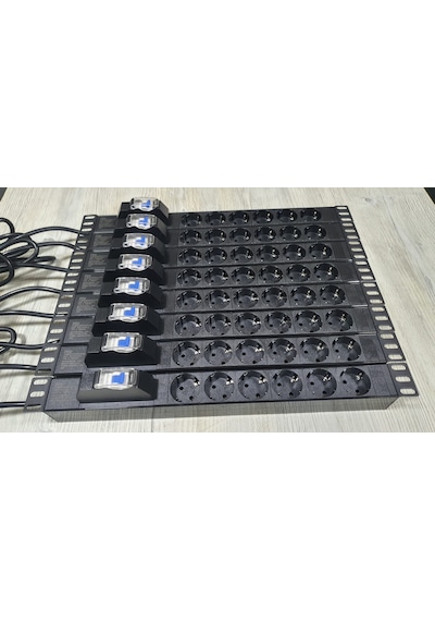 Grup Priz Otomatik Sigortalı Pdd 19"rack Alev Yaymaz 1