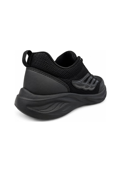 Papucumun Dünyası Kadın Nefes Alabilen File Yüzey Hafif Yürüyüş Ve Günlük Kullanıma Uygun Sneaker Siyah