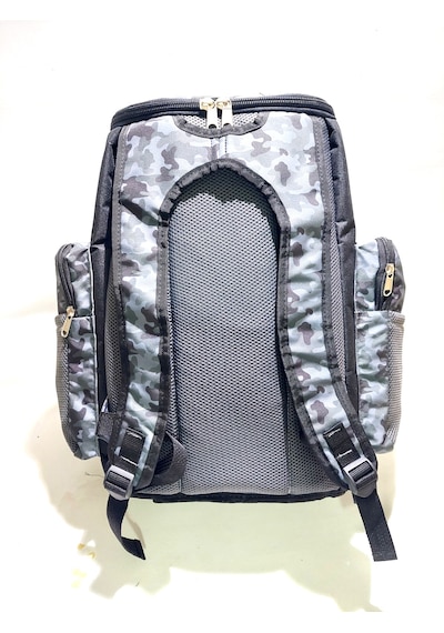 Newbag Kamuflaj Outdoor Dağcı Çantası-sırt Kamp Çantası-gri Siyah