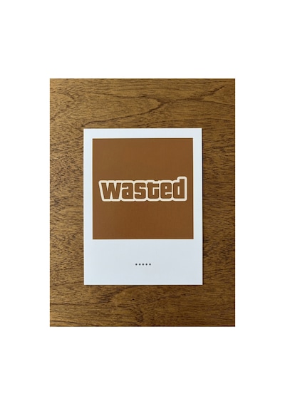 Card: Wasted / Coffee Print Kahve Üzeri Desen Yapma Makinesi Coffe Art 3d Baskı