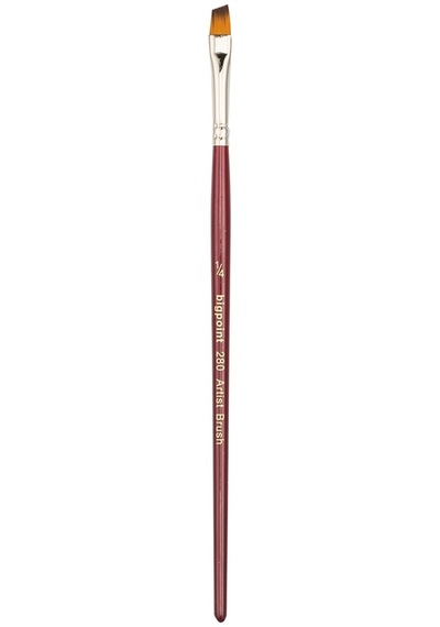 Bigpoint 280 Serisi Sentetik Yan Kesik Fırça No: 1/4 X 12 Adet